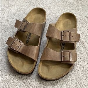 Birkenstock Arizona Tobacco Brown Leather